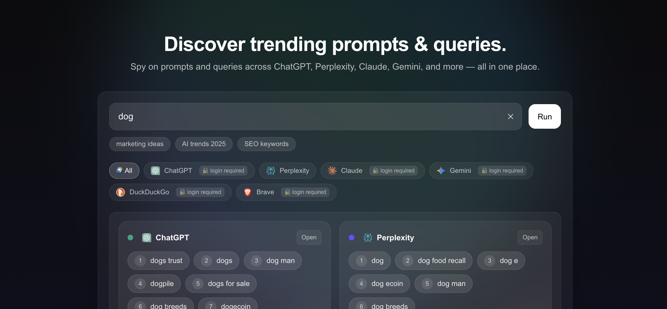 AEOSpy demo screenshot